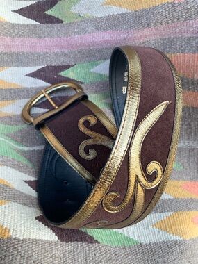 Avignon Suede & Metallic Belt 80 (M)